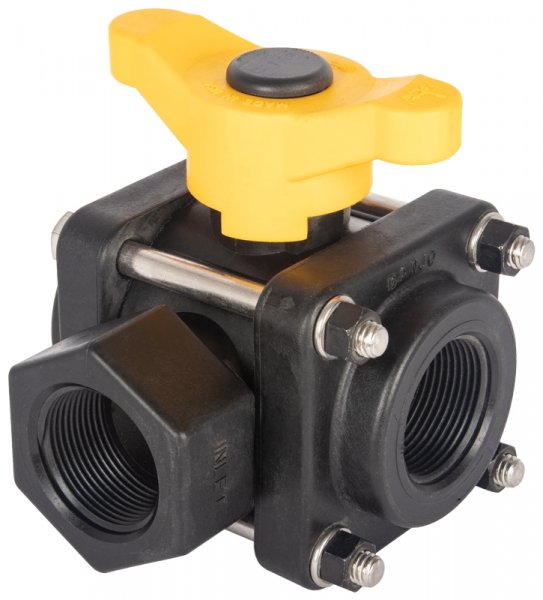Banjo 3 Way Ball Valve - T Port-9901-V125SL