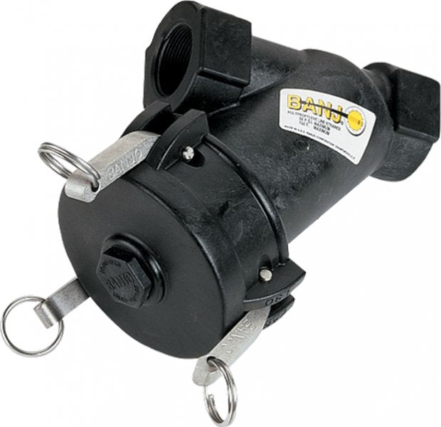 Banjo Y Line Filter with Cam Lever Cap-9901-LSQ200-80
