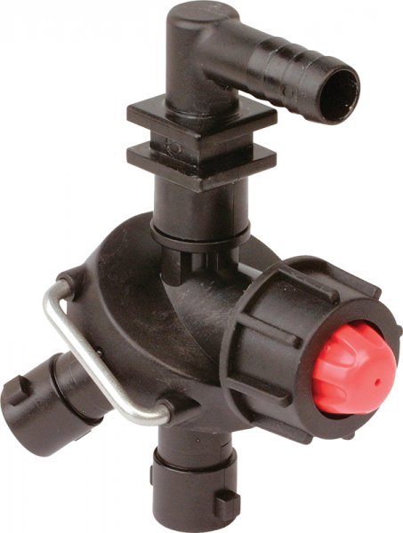 Dry Boom Triple Nozzle Holder with Valve-8240003