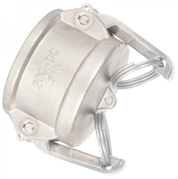 Snaplock Type DC Cam Lever Cap - AISI316-DC150-SS