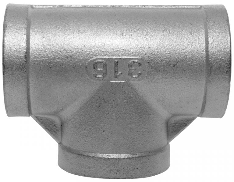 Threaded Tee - AISI 316-T20