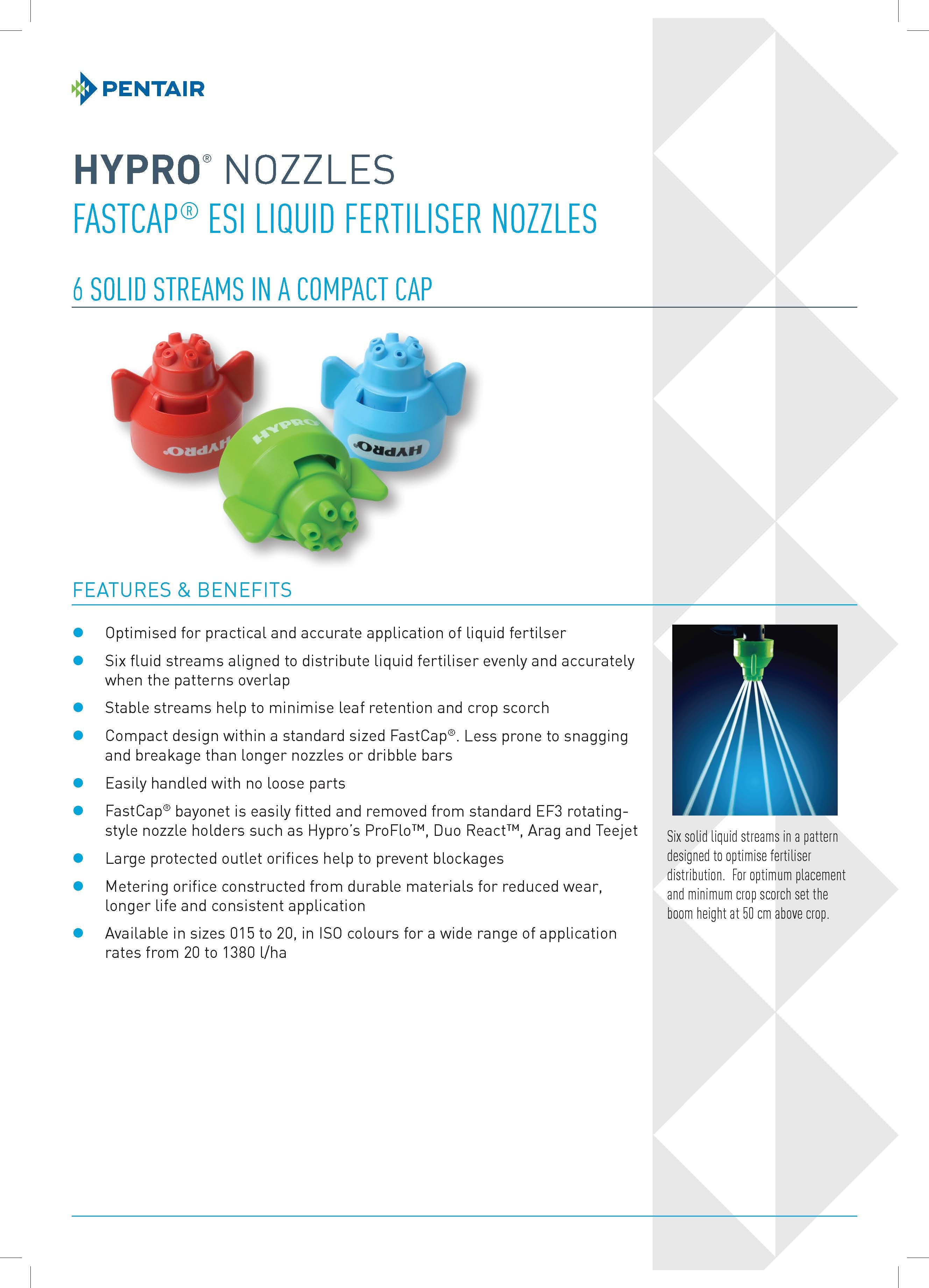 Nozzle - ESI Liquid Fertiliser