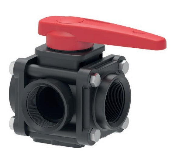 3 Way Ball Valve - Series 453 (1" to  3")